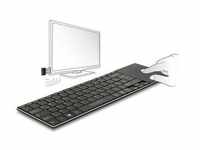 Delock 12454 - Funktastatur für Smart TV und Windows PCs mit... Tastatur
