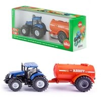 Siku Spielzeug-Landmaschine Traktor mit Ein-Achs-G&uuml;llefass