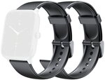 Levowatch Smartwatch-Armband ST22, 2x Smartwatch Ersatz/-Wechsel-Armband, 22mm, f&uuml;r