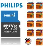 Philips Philips Micro SDHC Karte 8GB Speicherkarte UHS-I U1 Class 10 Speicherkarte