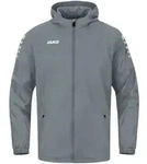 Jako Fu&szlig;ball Allwetterjacke Team 2.0 grau L