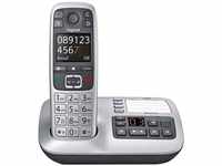 Gigaset GIGASET DECT-Telefon Gigaset E560A silber/schwarz Schnurloses...