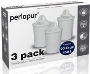 PerloPur Kalk- und Wasserfilter Filterkartuschen Classic Universal Pack 3, Zubeh&ouml;r