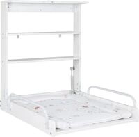 roba&reg; Wickelregal Wandwickelregal, klappbares Wickelregal, mit Wickelunterlage