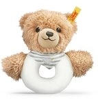 Steiff Kuscheltier Greifring wei&szlig; B&auml;r 12 cm 239939