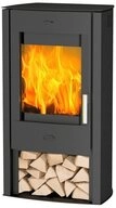 Fireplace Kaminofen Fireplace Tuvalu Kaminofen Stahl Schwarz, 6 kW, Kaminofen