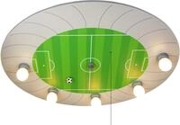 niermann Deckenleuchte Fu&szlig;ball-Stadion, Kinderlampe, Zugschalter mit