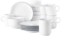Seltmann Weiden Fr&uuml;hst&uuml;cks-Geschirrset Compact Blaurand Fr&uuml;hst&uuml;cks-Set...