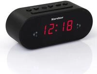 Karcher UR 1030 Uhrenradio (FM, Radiowecker (UKW-Radio, dimmbares Display,