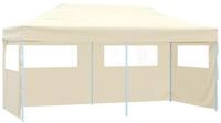 vidaXL Pavillon, Pop-Up-Partyzelt Faltbar Creme 3&times;6 m