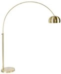 Zuiver Stehlampe Bogenlampe METAL BOW Messing Stehlampe von ZUIVER, ohne Leuchtmittel