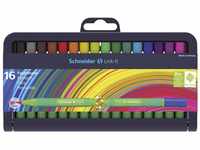 SCHNEIDER Tintenfeinschreiber 16 Schneider Link-It Filzstifte farbsortiert