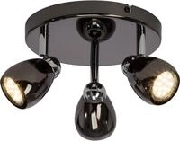 Brilliant LED Deckenstrahler Milano, LED wechselbar, &Oslash; 33 cm, 3 x GU10 Leuchtmittel