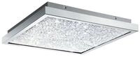 EGLO LED Deckenleuchte Cardito, Leuchtmittel inklusive, LED Kristall Deckenlampe,