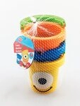 GOWI Badespielzeug Lustige Monster Eimer (3-tlg)
