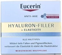 Eucerin Anti-Aging-Creme HYALURON-FILLER + ELASTICITY Nachtpflege, Mit