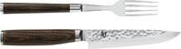 KAI Messer-Set Shun Premier Tim M&auml;lzer Besteck-Set Gabel + Steakmesser (2-tlg)