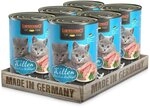 Leonardo Catfood Kitten - getreidefreies Nassfutter f&uuml;r K&auml;tzchen bis 1 Jahr 6x400g,