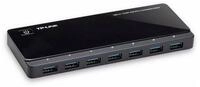 tp-link UH720 USB-Adapter, 7-Port USB 3.0 Hub 2 Ladeports schwarz