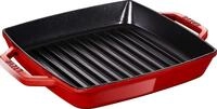 Staub Grillpfanne Staub Grill Pans Grillpfanne, 23 cm quadratisch Gusseisen