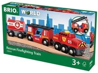 BRIO&reg; Spielzeugeisenbahn-Lokomotive Brio World Eisenbahn Zug Feuerwehr L&ouml;schzug 4