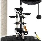 tectake Kratzbaum Katzenbaum Hansi 260 cm - Diverse Farben - Schwarz-Wei&szlig;,