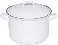Riess Fleischtopf Classic Weiss, Classic Wei&szlig; 22 cm / 4,5 L - Emaille