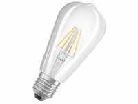 Osram LED-Leuchtmittel Osram LED E27 ST64 Edison 4W=40W Filament Klar 470lm...