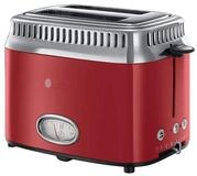 RUSSELL HOBBS Toaster Retro Ribbon Red 21680-56 2 Scheiben 6 Stufen 1300 W, 2...