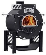 Bruno Kaminofen Bruno&reg; Werkstattofen Techno Mini schwarz 9 kW Stahl A, 9 kW