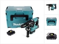 Makita Akku-Kombibohrhammer DHR 243 Y1J Akku Bohrhammer 18 V Brushless + 1x...