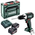 metabo Akku-Bohrschrauber BS 18 LT, 18 V, Bohrmaschine 2 x 4 Ah Li-Ion im