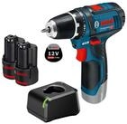 BOSCH Akku-Bohrschrauber Bosch Akku-Bohrschrauber GSR 12V-15 / 2x 2,0 Ah Akku +