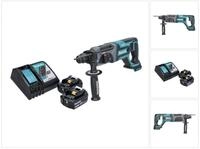 Makita Akku-Bohrhammer DHR 241 RF Akku Bohrhammer 18 V 2,0 J SDS plus + 2x Akku...