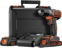 Black + Decker Akku-Bohrschrauber Akku-Bohrschrauber + 2 Akkus,...
