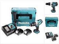 Makita Akku-Schrauber DDF 458 RMJ 18V Akku Bohrschrauber 91 Nm im Makpac mit 2x