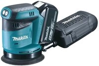 Makita Akku-Exzenterschleifer DBO 180 RTJ Akku Exzenterschleifer 18 V 125 mm +...