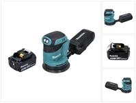 Makita Akku-Exzenterschleifer DBO 180 M1 Akku Exzenterschleifer 18 V 125 mm +...