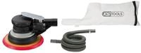 KS Tools Rotationsschleifer Grobschliff-Druckluft-Excenterschleifer mit