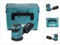 Makita Akku-Exzenterschleifer DBO 180 ZJ Akku Exzenterschleifer 18 V 125 mm +...