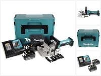 Makita Nutfr&auml;se DPJ 180 RMJ 18 V Li-Ion Akku Nutfr&auml;se im Makpac + 2 x 4,0 Ah Akkus