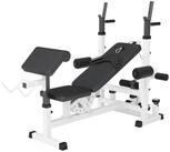 GORILLA SPORTS Hantelbank Kraftstation Universal Wei&szlig; und Schwarz, (1-tlg)