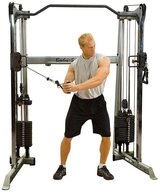 Body-Solid Kraftstation Cable-Crossover GDCC200, Trainingsstation f&uuml;r