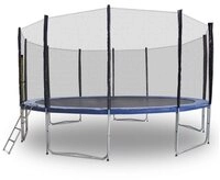 Trampolin-King Gartentrampolin Trampolin 490cm mit Sicherheitsnetz,...
