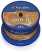 Verbatim DVD-Rohling 50 Verbatim Rohlinge DVD-R 4,7GB 16x Spindel