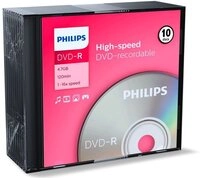 Philips CD-Rohling DVD-R Rohlinge (4.7 GB