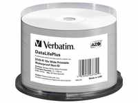 Verbatim DVD-Rohling DVD-R 4,7 GB Verbatim 16x Speed DataLifePlus Wide Inkjet