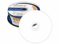 MediaRange DVD+R 4,7GB 120min 16x ganzflächig Tintenstrahl bedruckbar 25er...
