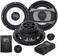 Crunch GTI - 2-Wege Kompo 16.5 cm Einbaulautsprecher Auto-Lautsprecher