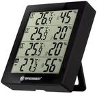BRESSER Hygrometer Thermo- / Hygrometer Quadro mit 3 Au&szlig;ensensoren s.
